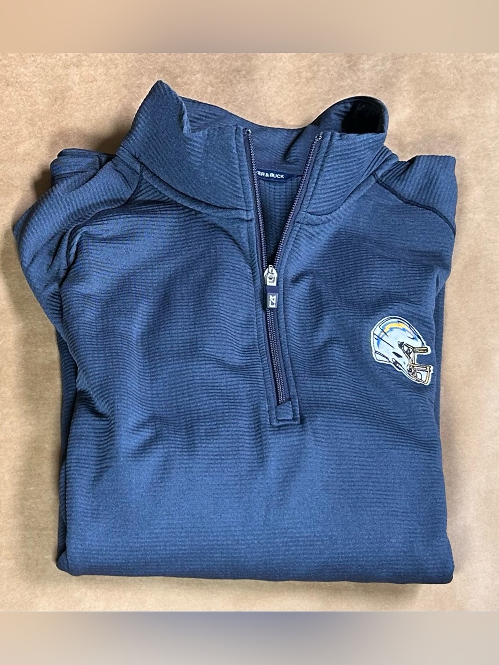 Men's Navy Quarter-Zip Pullover - Cutter & Buck - 3XL
Chargers NFL